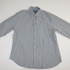 Bonobos Men's Printed Slim Fit Button Front Shirt Size XL Long Sleeves Cotton